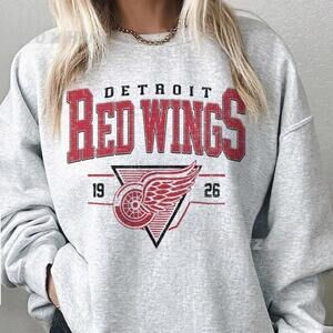 Detroit Red Wings 1926, Crewneck Detroit Red Wings Jersey Sweatshirt